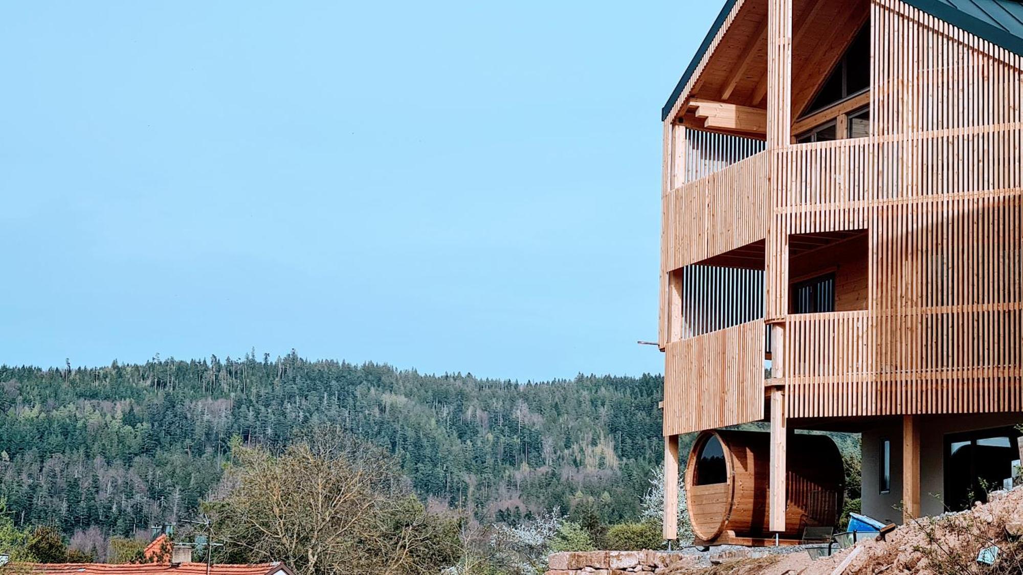 Schwarzwaldstrand Ferienwohnungen Bad Herrenalb Exterior foto